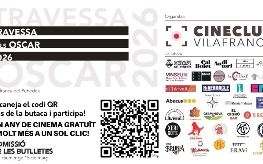 Cineclub Vilafranca torna a organitzar la Travessa dels Oscars